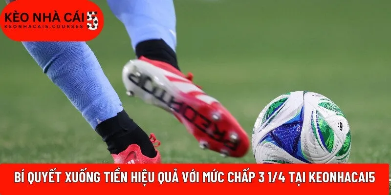 Bí quyết xuống tiền hiệu quả với mức chấp 3 1/4 tại Keonhacai5