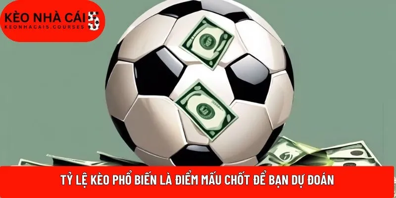 Tỷ lệ kèo phổ biến là điểm mấu chốt để bạn dự đoán